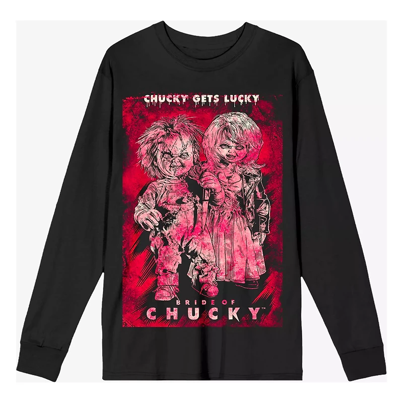 Chucky Gets Lucky Long Sleeve T Shirt - Bride of