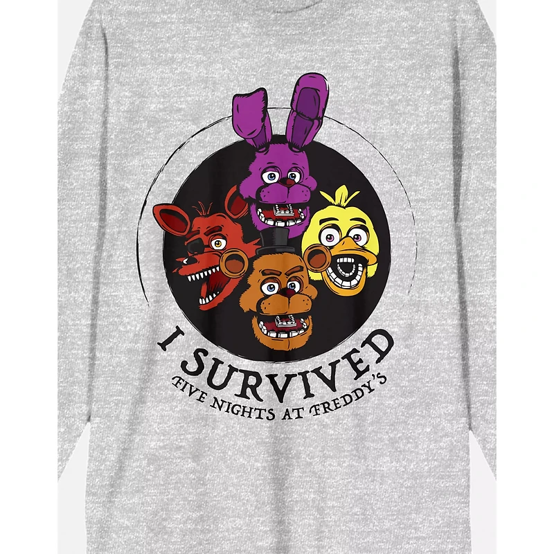 I Survived FNAF Long Sleeve T Shirt - Five Nights at Freddy's