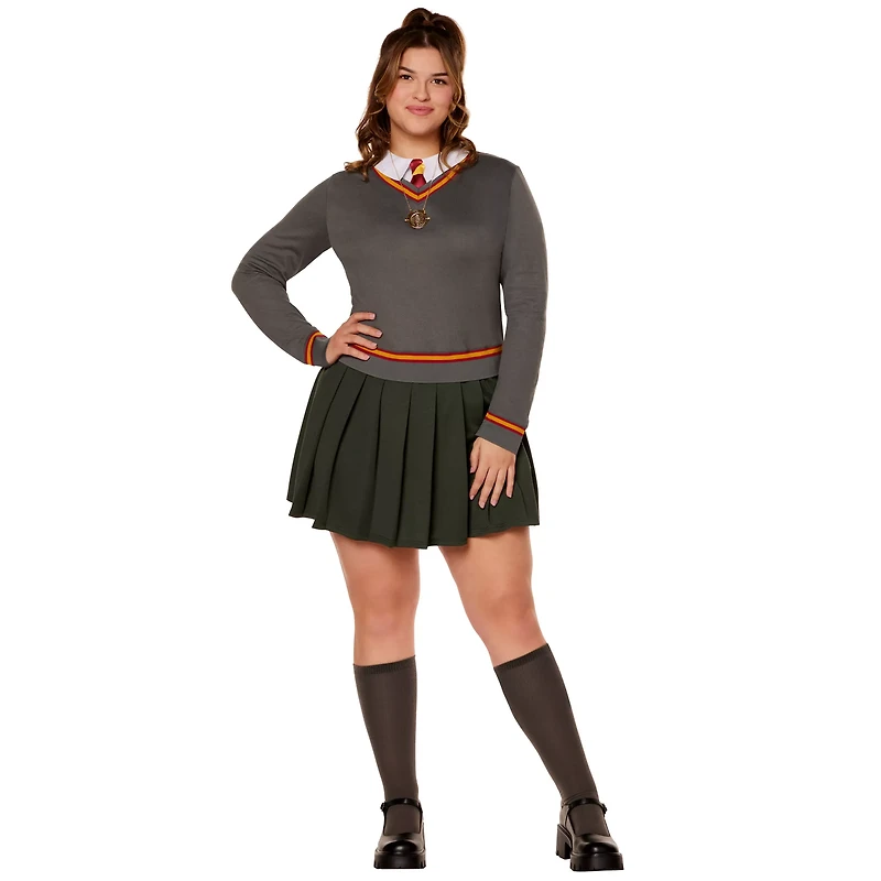 Adult Hermione Granger Uniform Dress Costume - Harry Potter