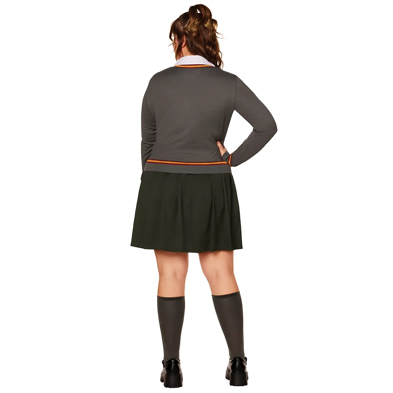 Adult Hermione Granger Uniform Dress Costume - Harry Potter