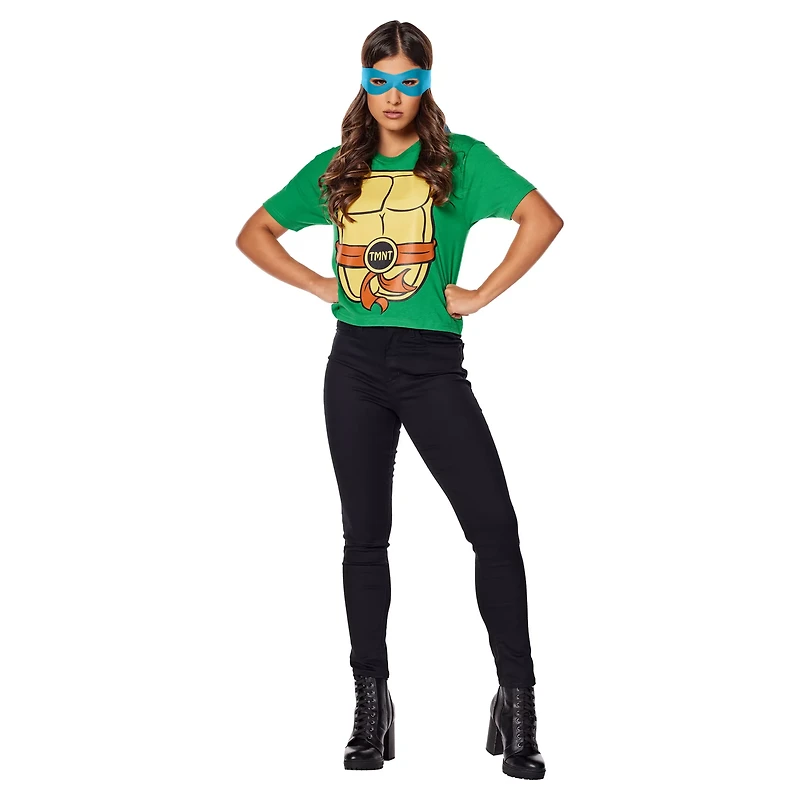 Adult Teenage Mutant Ninja Turtles T Shirt Costume Kit
