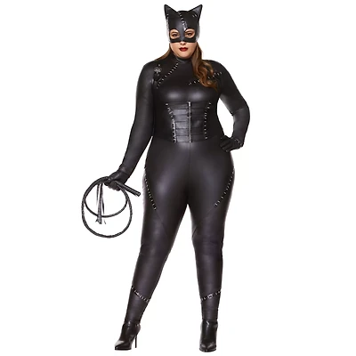 Adult Plus Catwoman The Signature Collection Costume - DC Villains