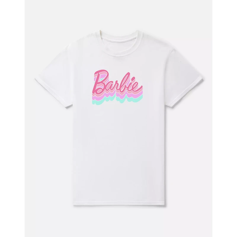 White Barbie Logo T Shirt
