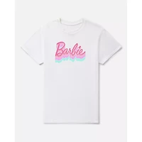 White Barbie Logo T Shirt