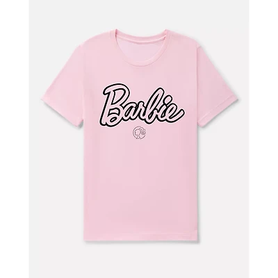 Pink Barbie Logo T Shirt