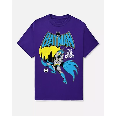 Gray Retro Batman T Shirt