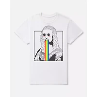 Mona Lisa Puking Rainbow T Shirt