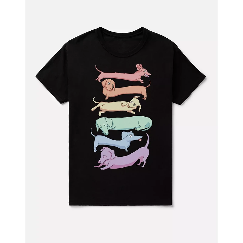 Rainbow Weiner Dogs T Shirt