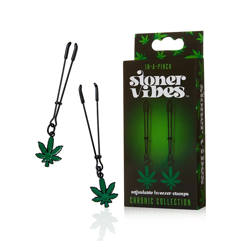 Stoner Vibes Glow in the Dark Nipple Tweezer Clamps