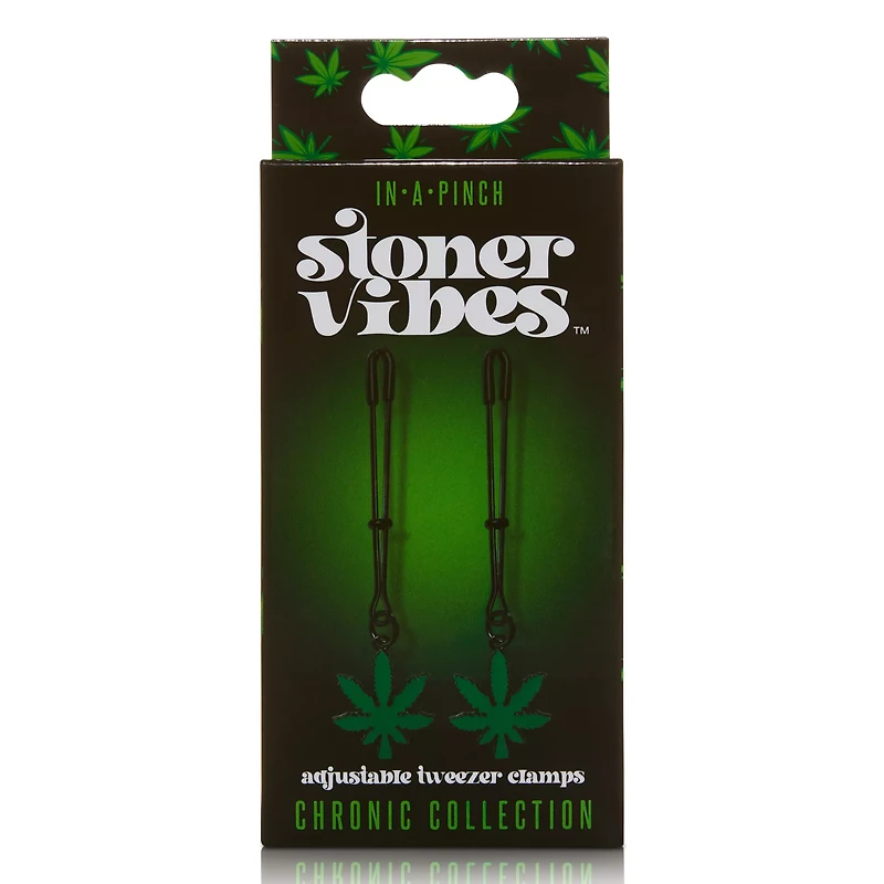 Stoner Vibes Glow in the Dark Nipple Tweezer Clamps