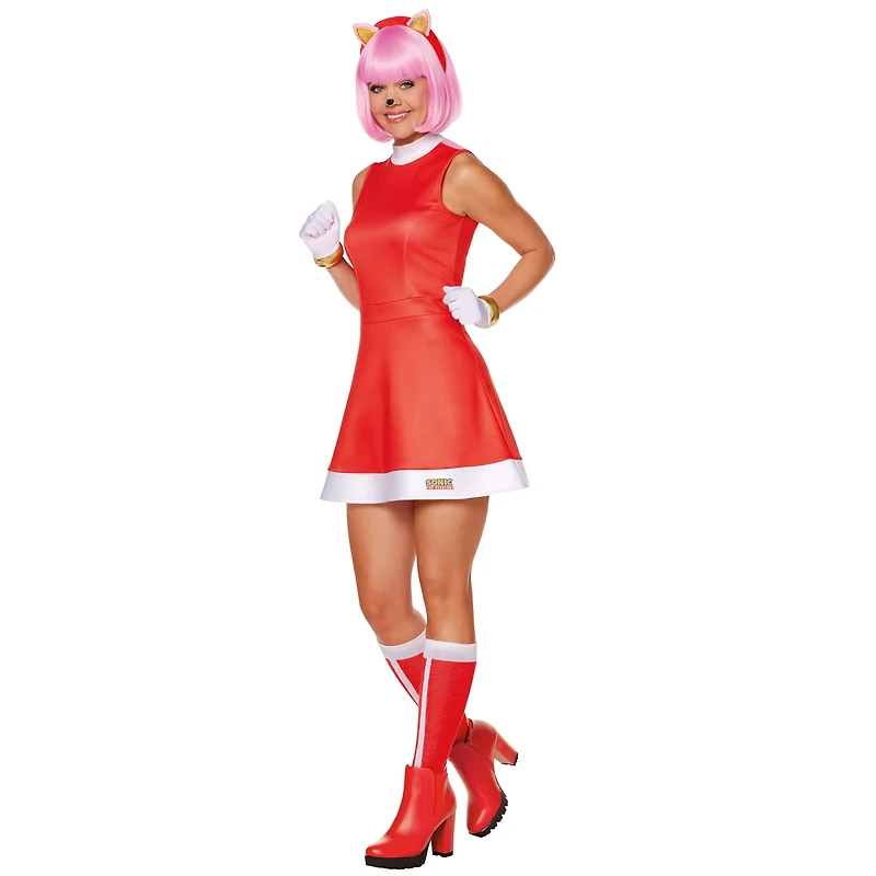 Adult Amy Rose Costume - Sonic the Hedgehog