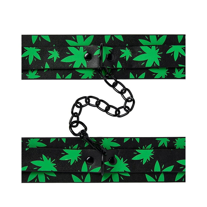 Stoner Vibes Glow in the Dark Ankle Cuffs