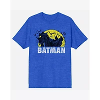 Batman Cloaked Hero Blue T Shirt - DC Comics