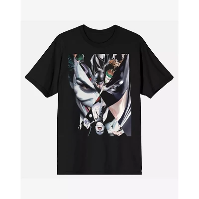 Batman and The Joker Split T Shirt - DC Comics