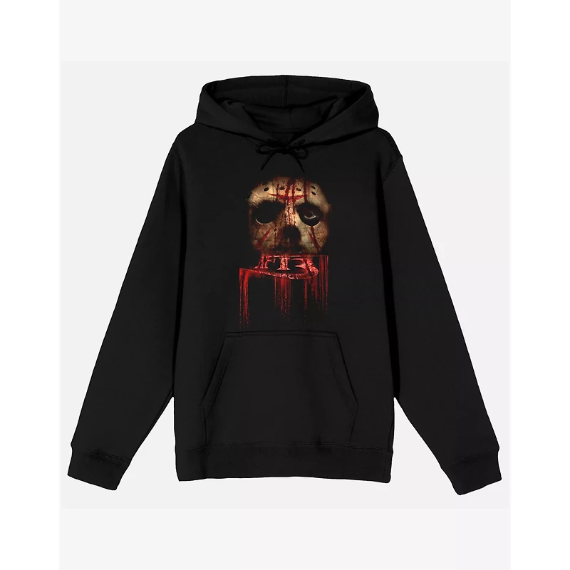 Jason Blood Splatter Hoodie - Friday the 13th