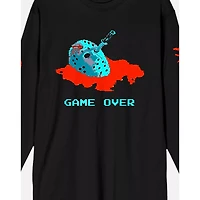 Jason Voorhees Game Over Long Sleeve T Shirt - Friday the 13th