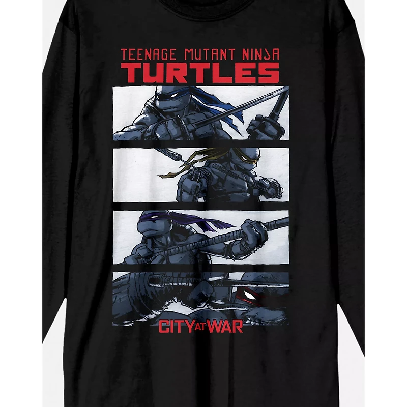 City at War Long Sleeve T Shirt - Teenage Mutant Ninja Turtles