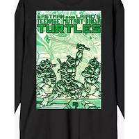 Comic Cover Warriors Long Sleeve T Shirt - Teenage Mutant Ninja Turtles