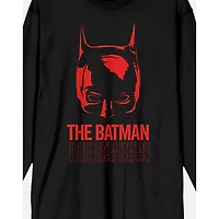 The Batman Red and Black Long Sleeve T Shirt