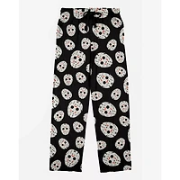 Jason Voorhees Mask Print Lounge Pants - Friday the 13th