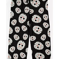 Jason Voorhees Mask Print Lounge Pants - Friday the 13th