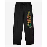 TMNT Retro Logo Lounge Pants - Teenage Mutant Ninja Turtles
