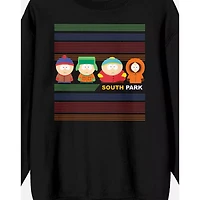 Black South Park Characters Crewneck Sweatshirt