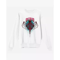 White Batman Mask Crewneck Sweatshirt