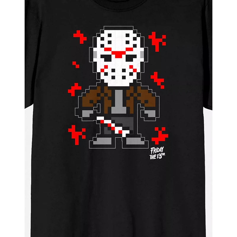Jason Voorhees Pixel T Shirt - Friday the 13th