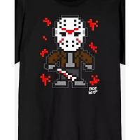 Jason Voorhees Pixel T Shirt - Friday the 13th