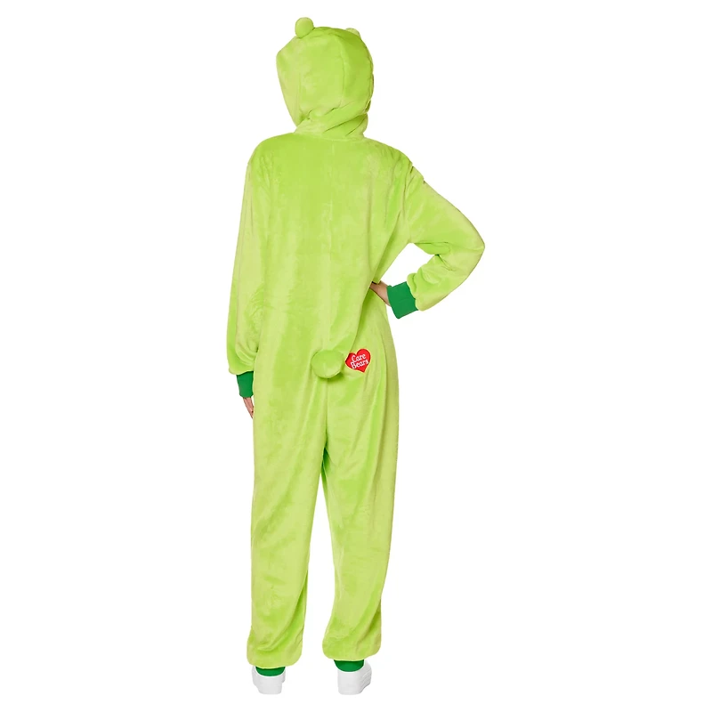 Adult Good Luck Bear Jumpsuit Costume - Care Bears