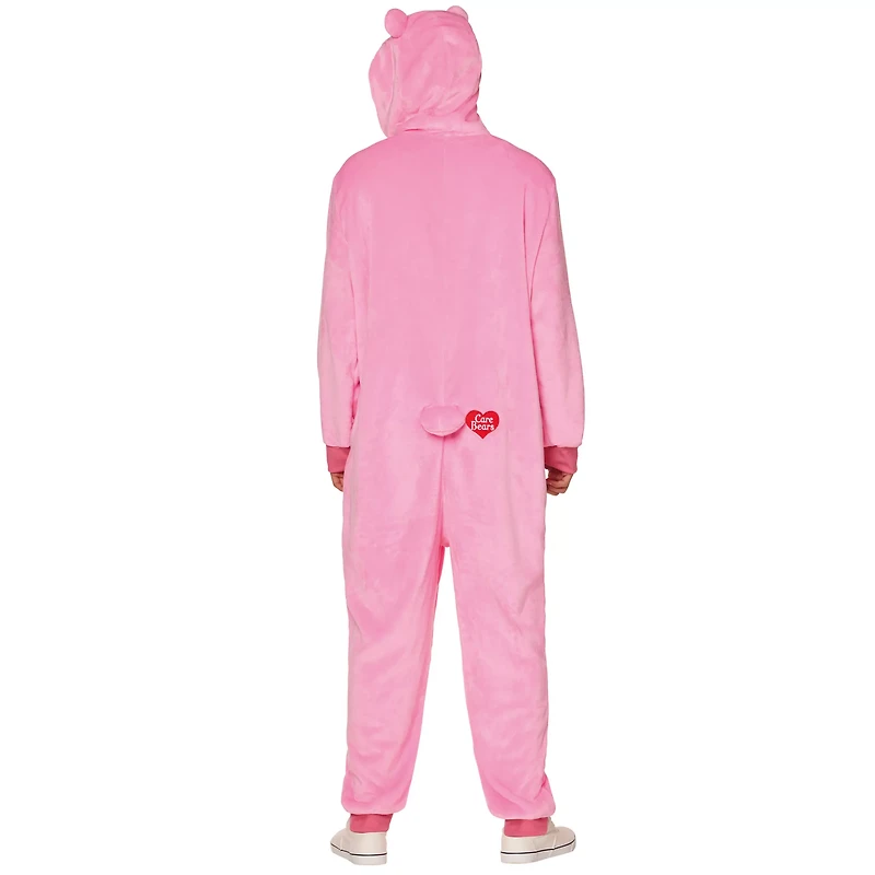 Adult Pink Cheer Bear Jumpsuit - Care Bears
