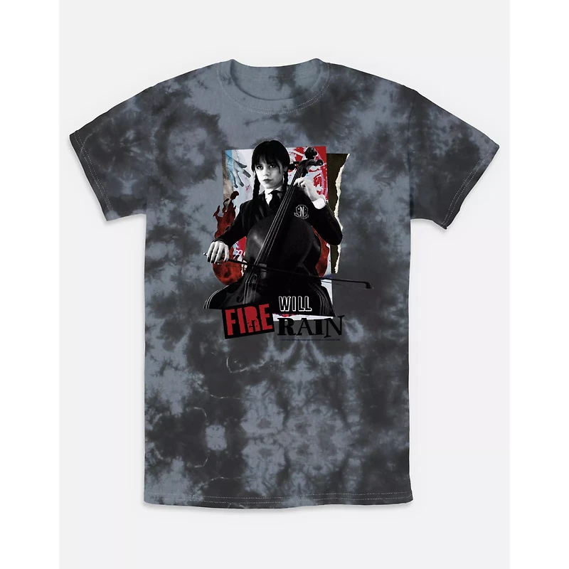 Fire Will Rain T Shirt - Wednesday