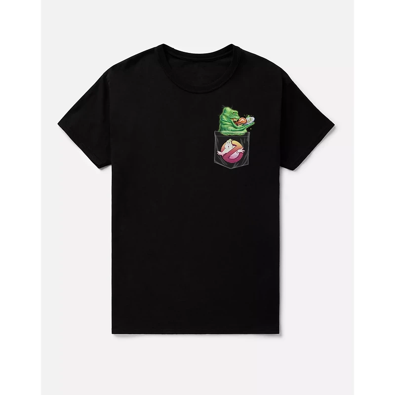 Slimer Pocket T Shirt - Ghostbusters