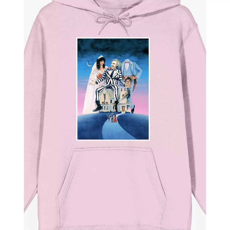 Beetlejuice Pink Poster Hoodie
