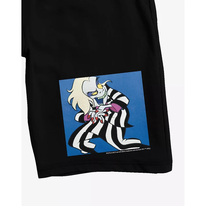 Beetlejuice Animated Lounge Shorts