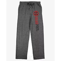 Deadpool Mask Grey Lounge Pants - Marvel
