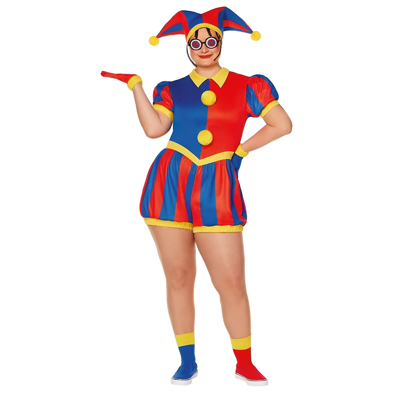 Adult Pomni Costume - The Amazing Digital Circus