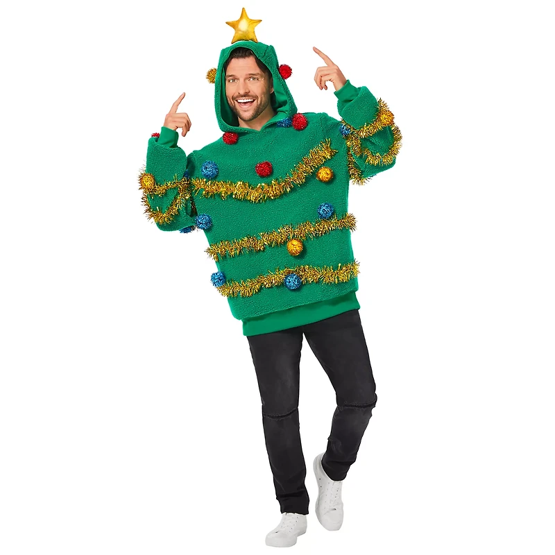 Adult Christmas Tree Hoodie