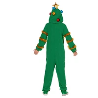 Kids Christmas Tree Jumpsuit Costume