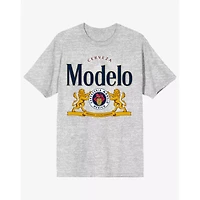 Gray Modelo Logo T Shirt