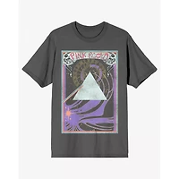 Clock and Rainbow T Shirt - Pink Floyd