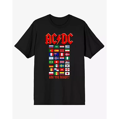 ACDC World Tour Flag T Shirt