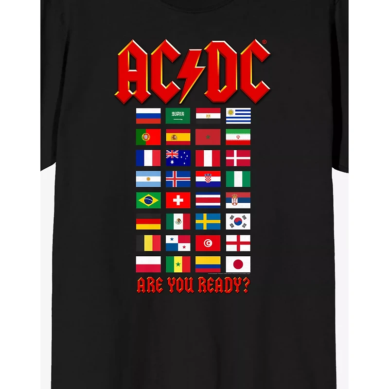 ACDC World Tour Flag T Shirt