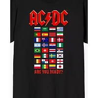 ACDC World Tour Flag T Shirt