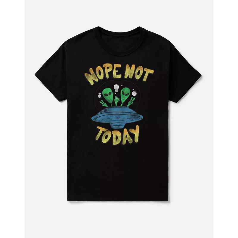 Nope Not Today UFO T Shirt