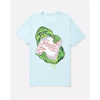 Slimer Pizza T Shirt - Ghostbusters