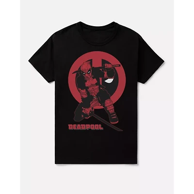 Deadpool Battle Stance T Shirt - Marvel