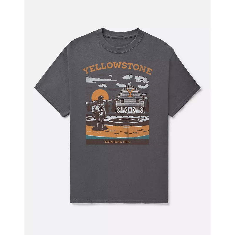Gray Yellowstone T Shirt