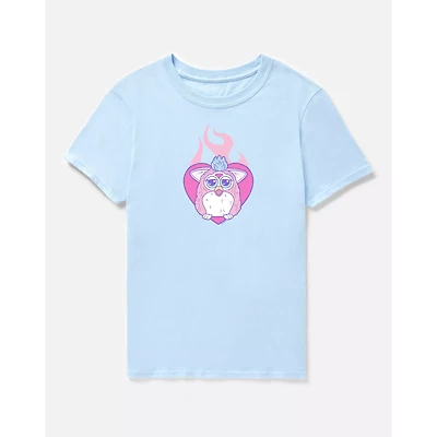 Furby Flaming Heart T Shirt